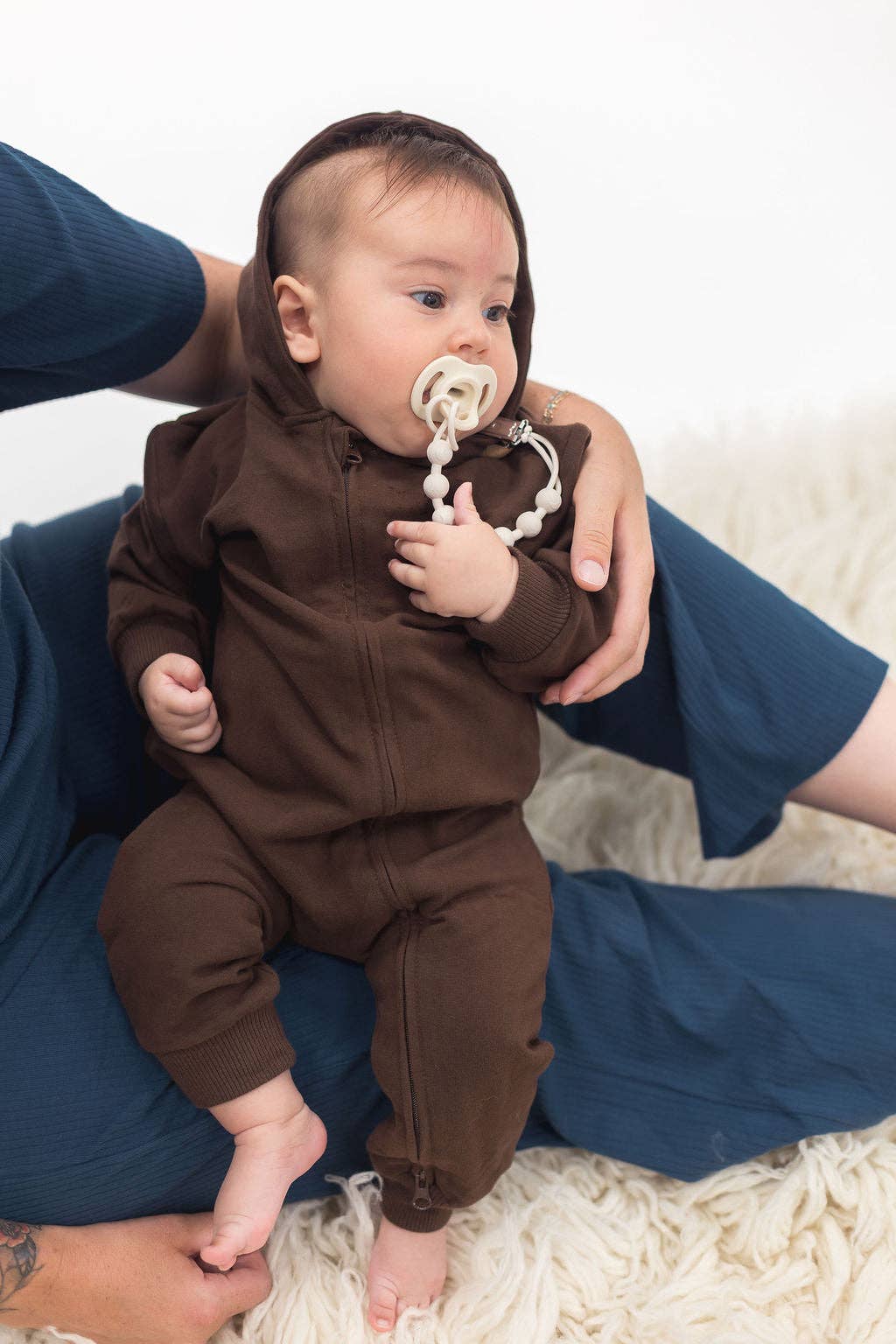 Mila & Co. - Hoodie Romper | Mocha
