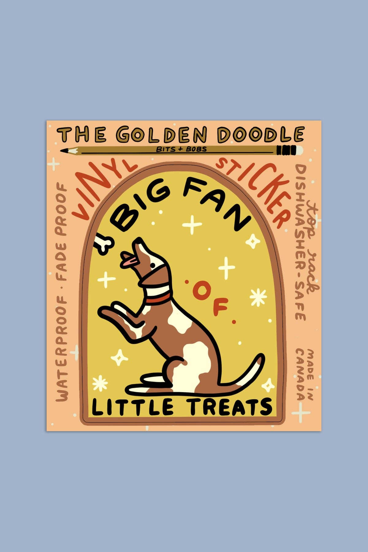 Big Fan of Little Treats Sticker | Waterproof Vinyl Sticker