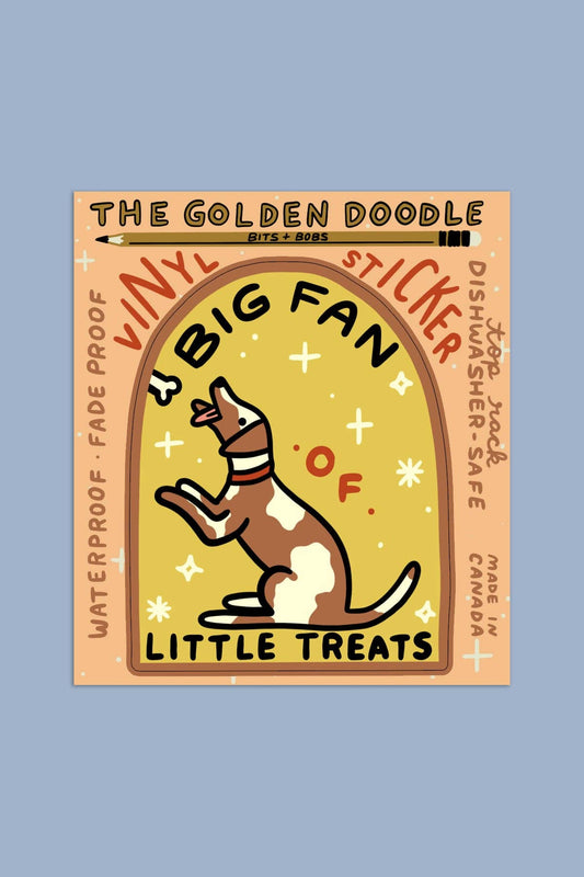 Big Fan of Little Treats Sticker | Waterproof Vinyl Sticker