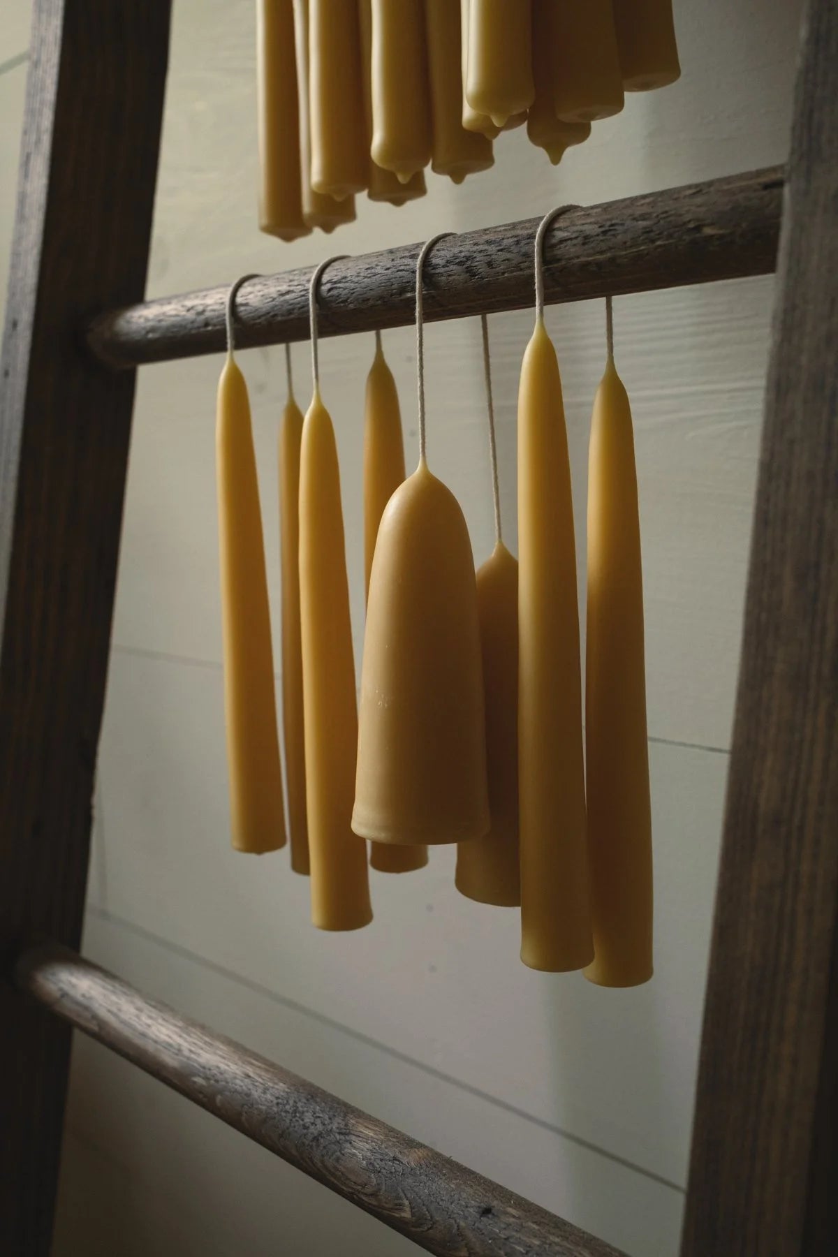 Folklore Candle Co. - HAND-DIPPED BEESWAX Stubbies Taper Pair (5")