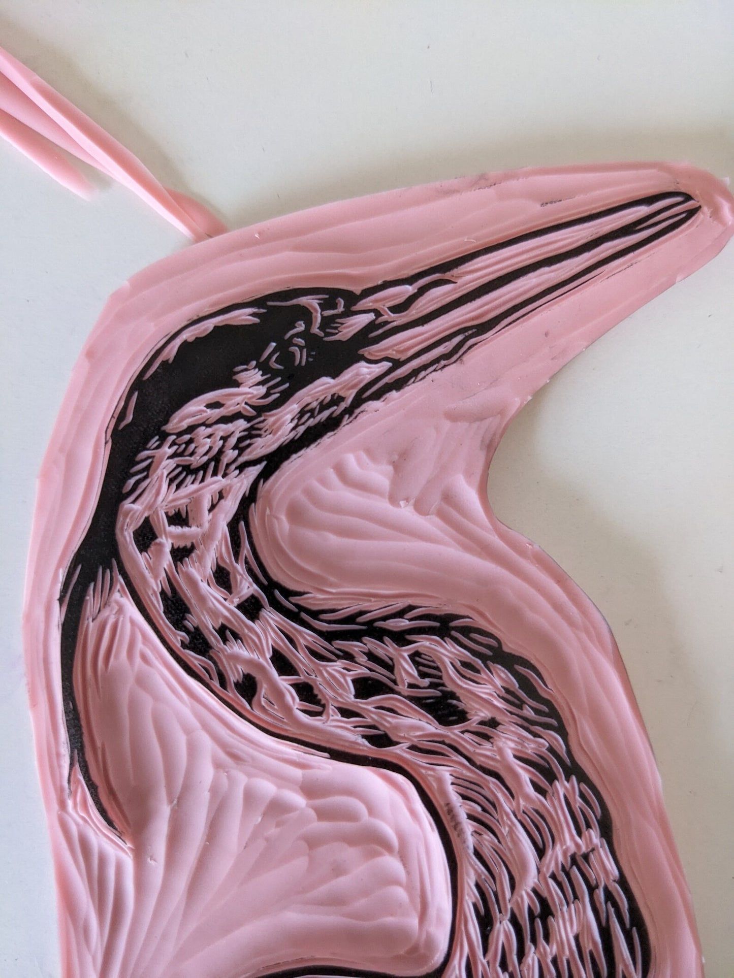 Sang'd Encre Studio - "Heron" Linocut Print