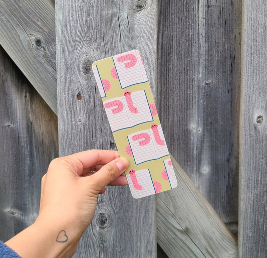Mad Love Creative Co. - Bookworm Bookmark