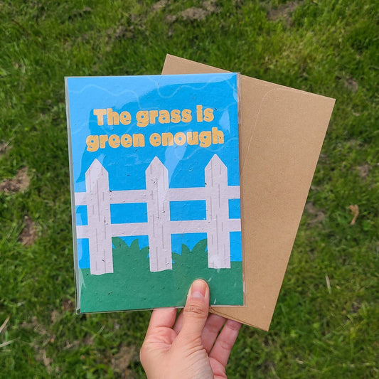 Mad Love Creative Co. - Green Enough Seed Paper Print