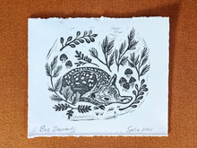 Sang'd Encre Studio - Mini Woodland Linocut Prints