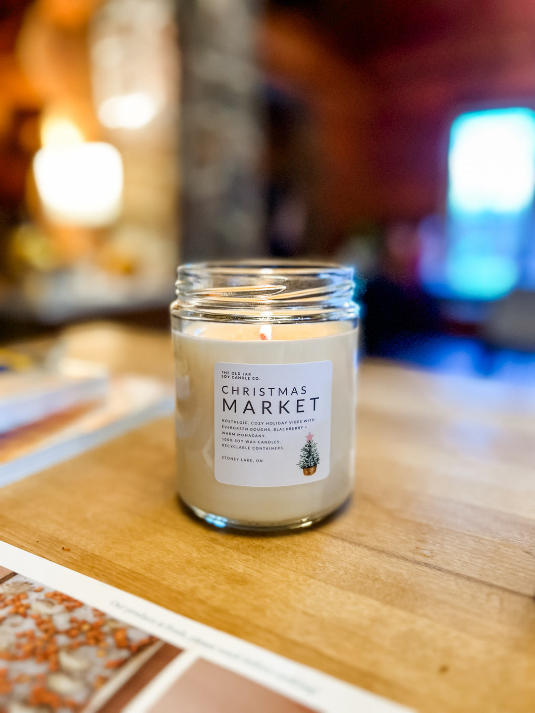 Old Jar Candle Co. - CHRISTMAS MARKET Soy Candle