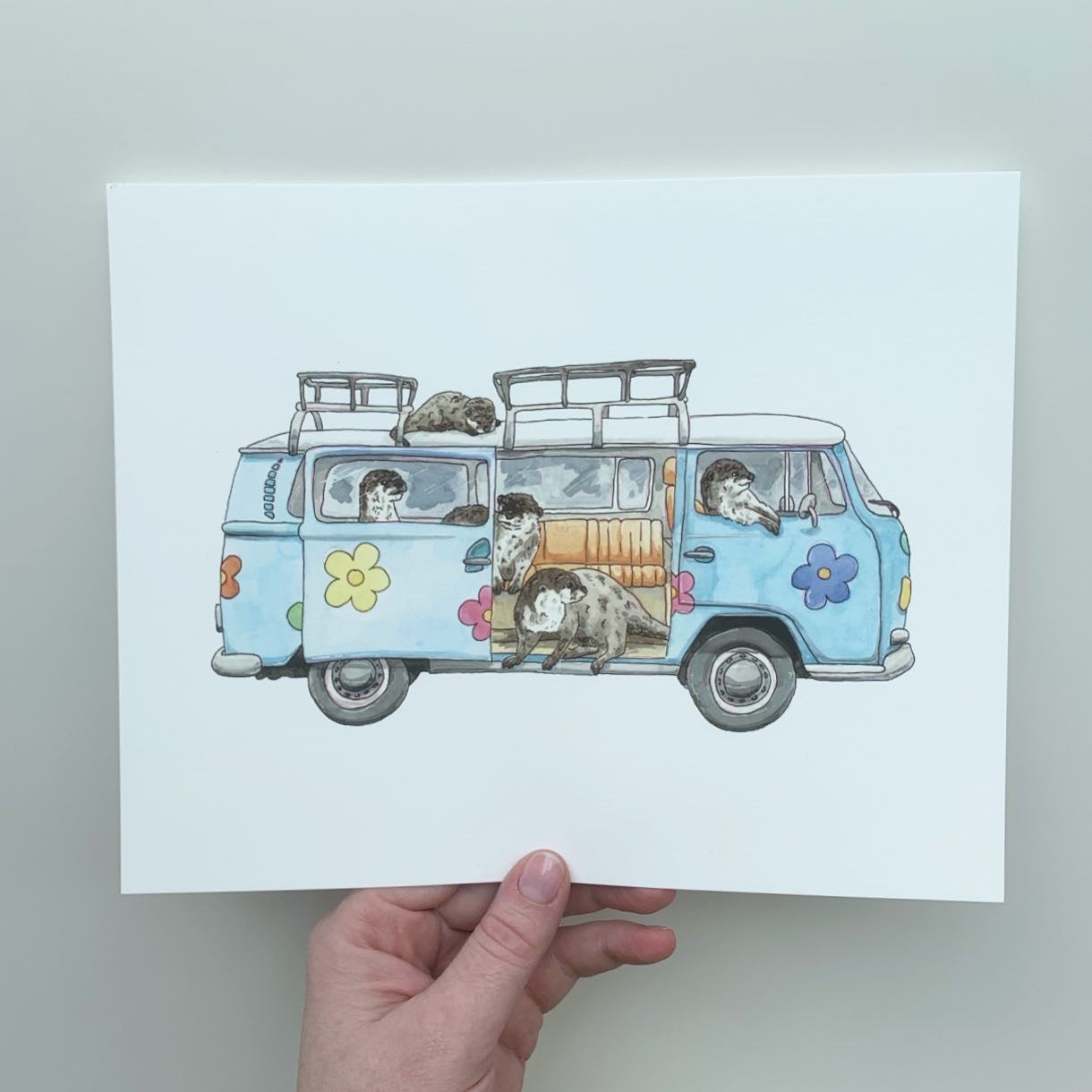 Critter Co. - VW OTTERS Print (8" X 10")
