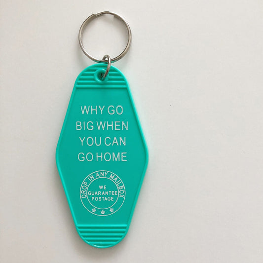 pixel paper hearts - GO HOME Keychain