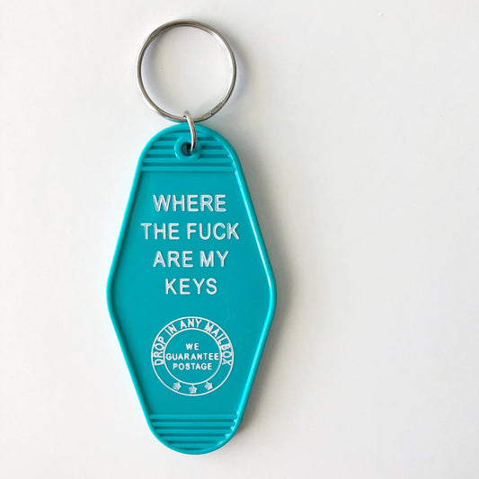 pixel paper hearts - MY KEYS Keychain