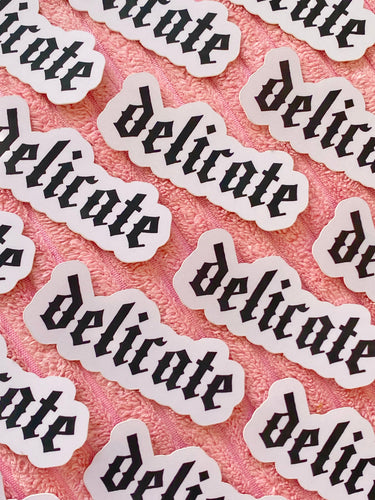 Rains Droplets - DELICATE Sticker