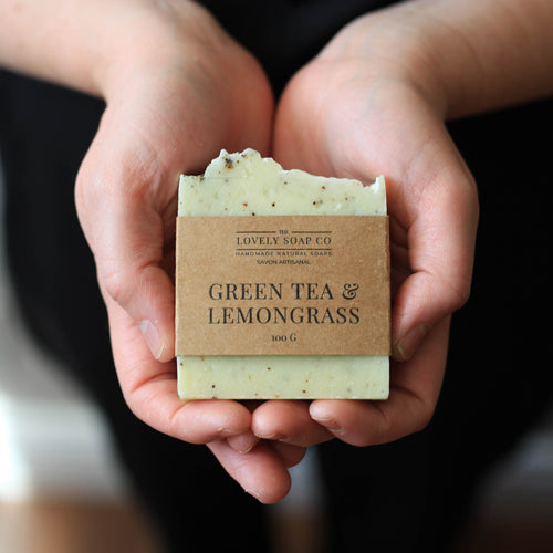 The Lovely Soap Co. - GREEN TEA & LEMONGRASS Bar Soap