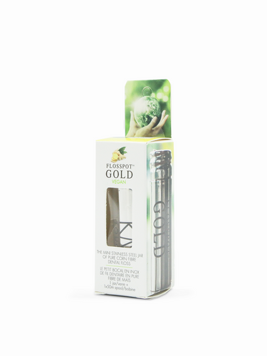 KMH Touches - Flosspot Gold Vegan Dental Floss