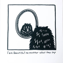 I am beautiful daily affirmation print 8.5x11"