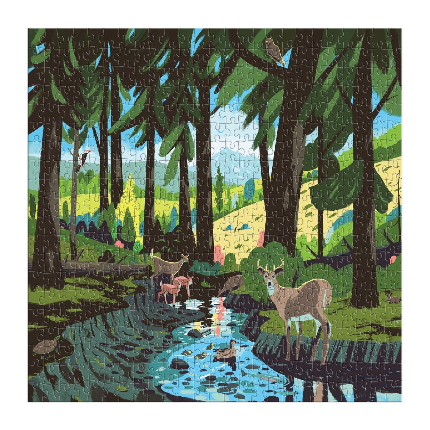 Galison - WOODLAND PASS Puzzle (500pc)