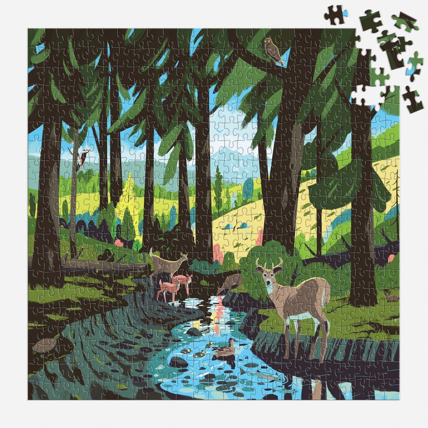 Galison - WOODLAND PASS Puzzle (500pc)