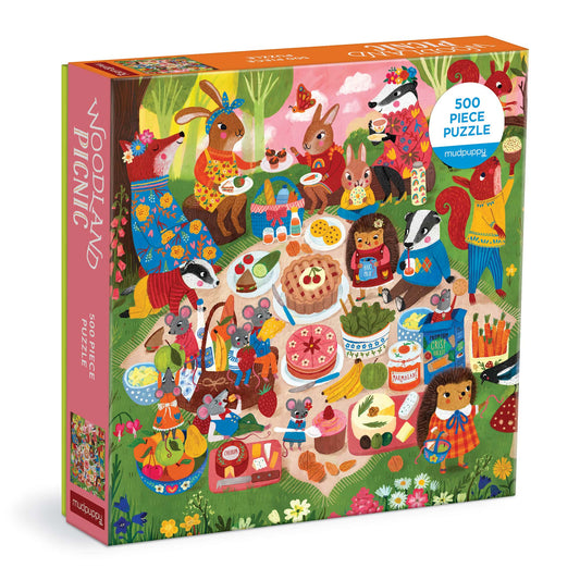 mudpuppy - WOODLAND PICNIC Puzzle (500-Pieces)