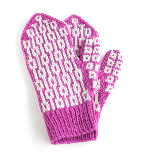 fair isle knitted mittens - more colours