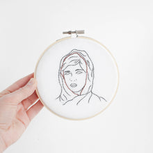Malala Yousafzai- framed embroidery