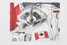 Astronaut Racoon Print (5x7")
