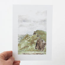 Scottish Cliff Print (5x7")