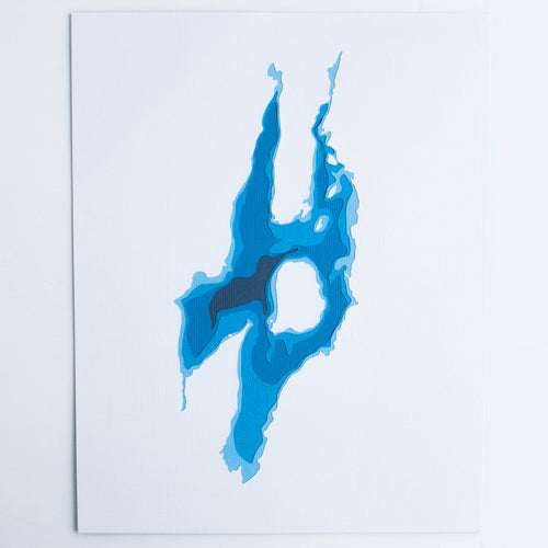 Cardtography Design - Balsam Lake Bathymetric Map (8