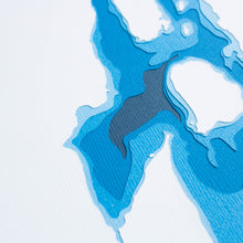 Cardtography Design - Balsam Lake Bathymetric Map (8" X 10")