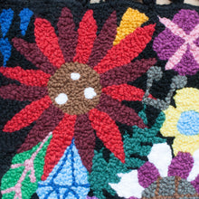 floral punch needle rug