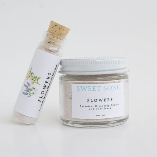 flowers - botanical cleansing grains