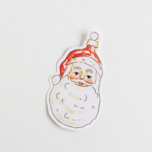 santa ornament sticker