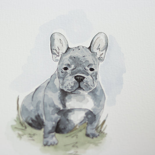 Critter Co. - FRENCH BULLDOG PUPPY Print (8" X 10")