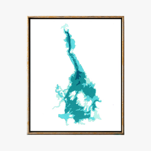 Cardtography Design - Buckhorn Lake Bathymetric Map (8