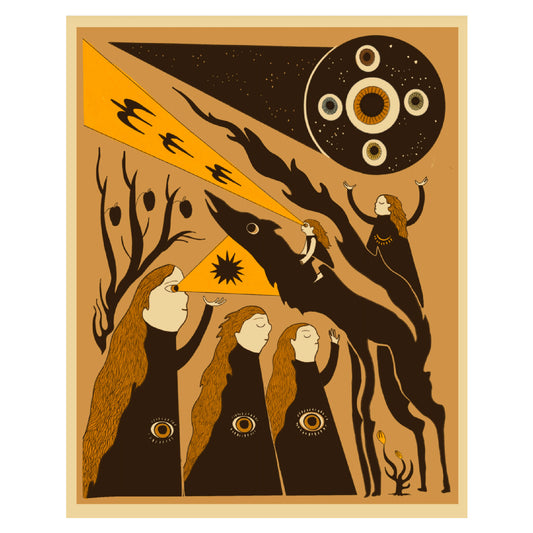 Brooklin Stormie - WOLF EYES Art Print (8" X 10")