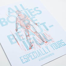Jackson Creek Press - ALL BODIES ARE BEAUTIFUL Letterpress Print