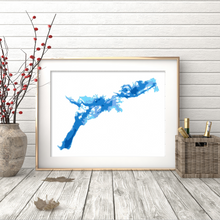 Cardtography Design - Stoney Lake Bathymetric Map (9" X 12")