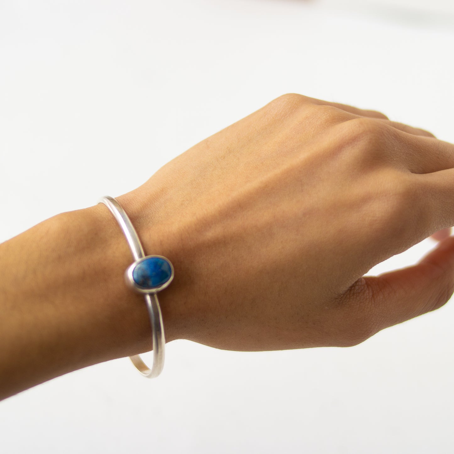 The Inspired I - Lapis Cuff Bracelet