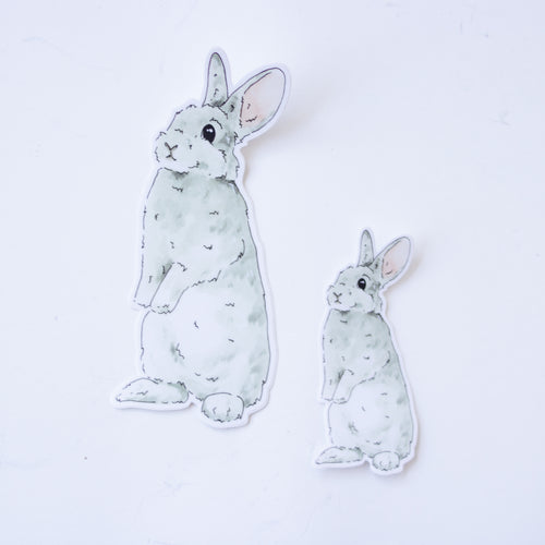 rabbit vinyl sticker