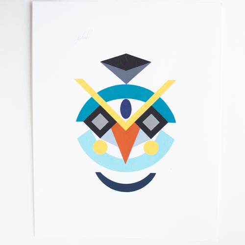 geo No. 108 - original painting on paper