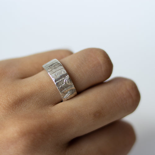 silver bark ring