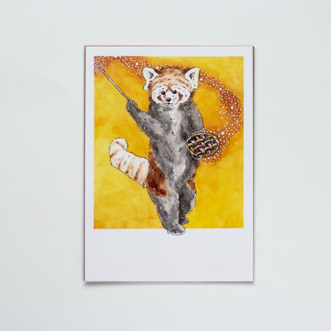 Magical Red Panda Print (5x7