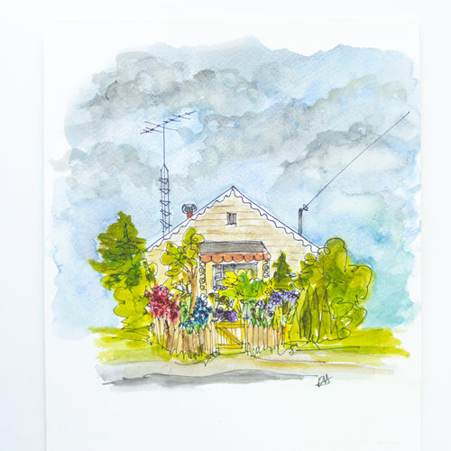 A Good Year for the Garden- Original Watercolour (9x12