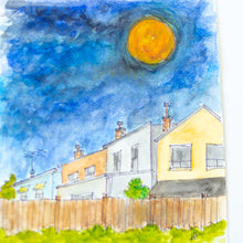 Harvest Moon- Original Watercolour (9x12")