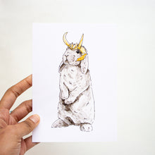 Marvel inspired. Bunnies Prints (5x7") by Critter Co.