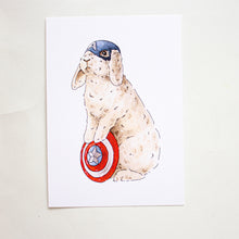 Marvel inspired. Bunnies Prints (5x7") by Critter Co.