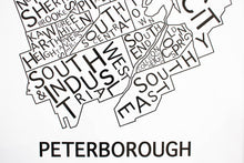 Peterborough neighbourhoods - framed or unframed