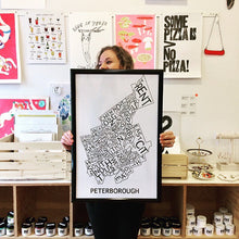 Peterborough neighbourhoods - framed or unframed