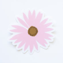 pink daisy vinyl sticker