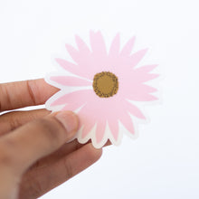 pink daisy vinyl sticker