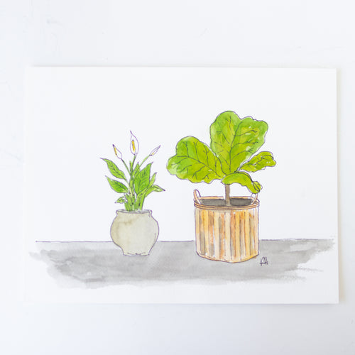 Karin McLean - HOUSE PLANT STUDY #1 Original Artwork (9