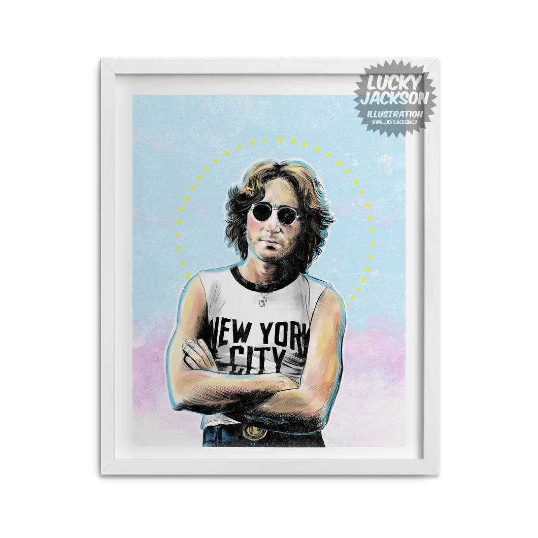 John Lennon NYC 8x10 print