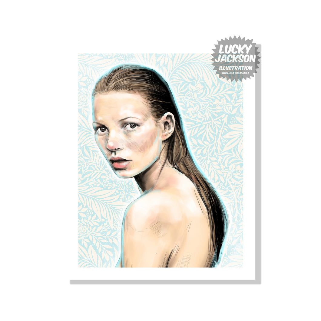 Kate Moss 8x10 print