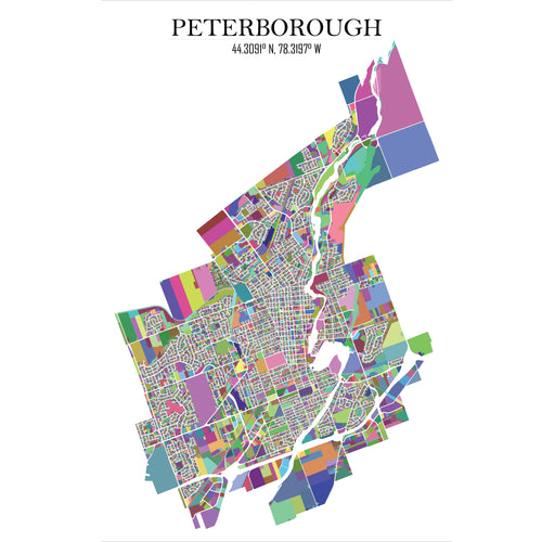 City of Peterborough Parcel Map (2 sizes)